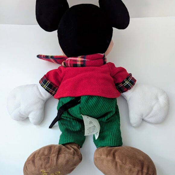 Disney Store Limited Edition Holiday Mickey Mouse Plush Stuffed Animal Toy 2012 - Picture 3 of 5